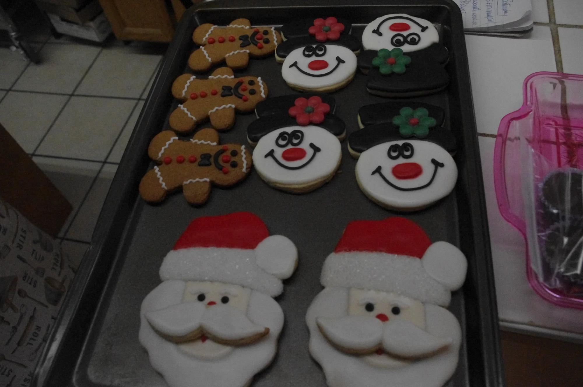 Decorated cookies